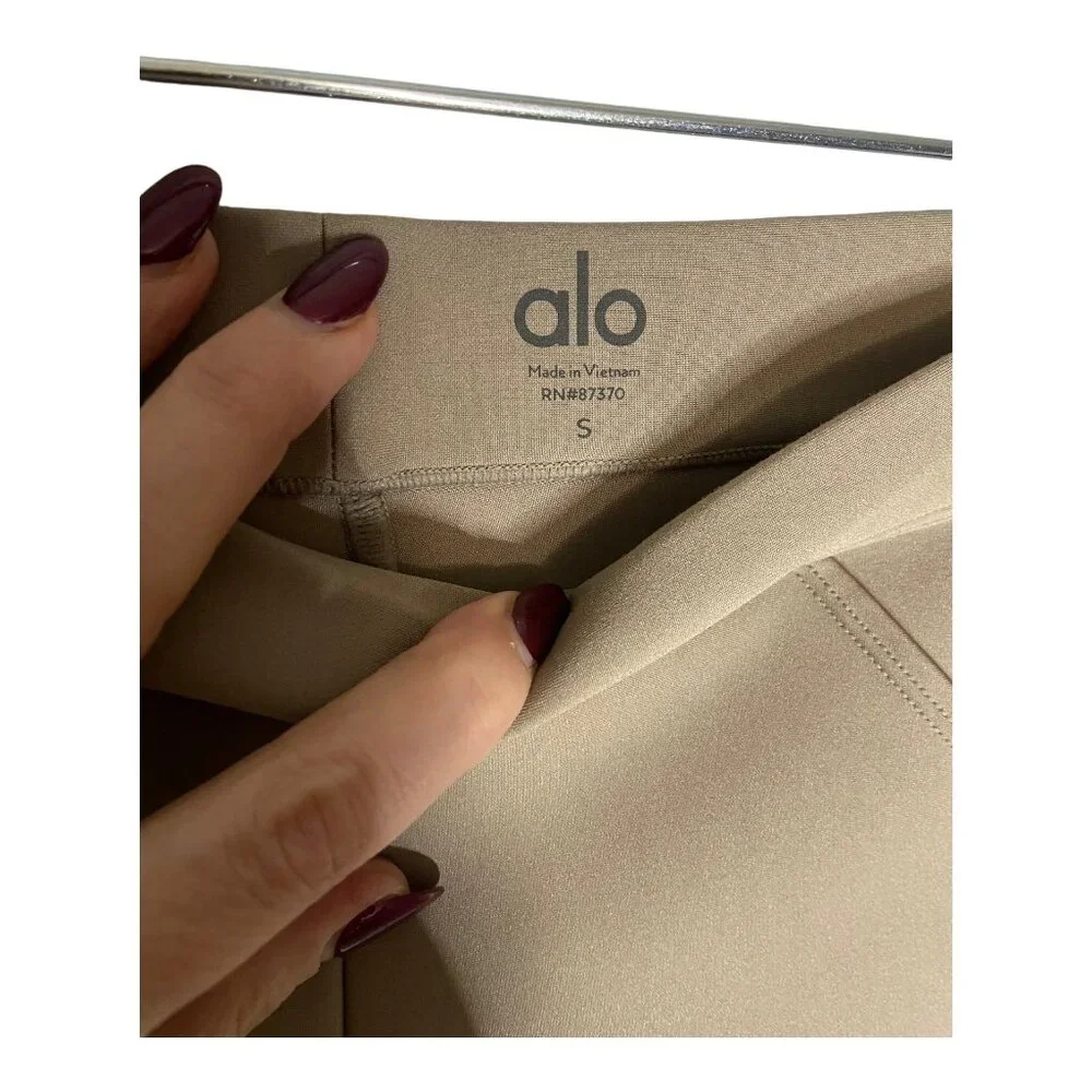 Alo Yoga High Waist 4 Pocket Utility Tan Legging-sz Small